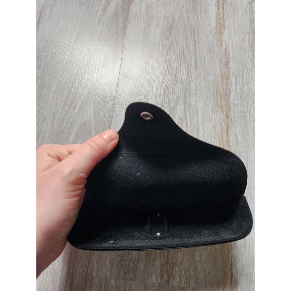 Ray-Ban Chromance Black Semi Hard Sunglasses Case ONLY Textured Snap Closure EUC - Picture 9 of 11